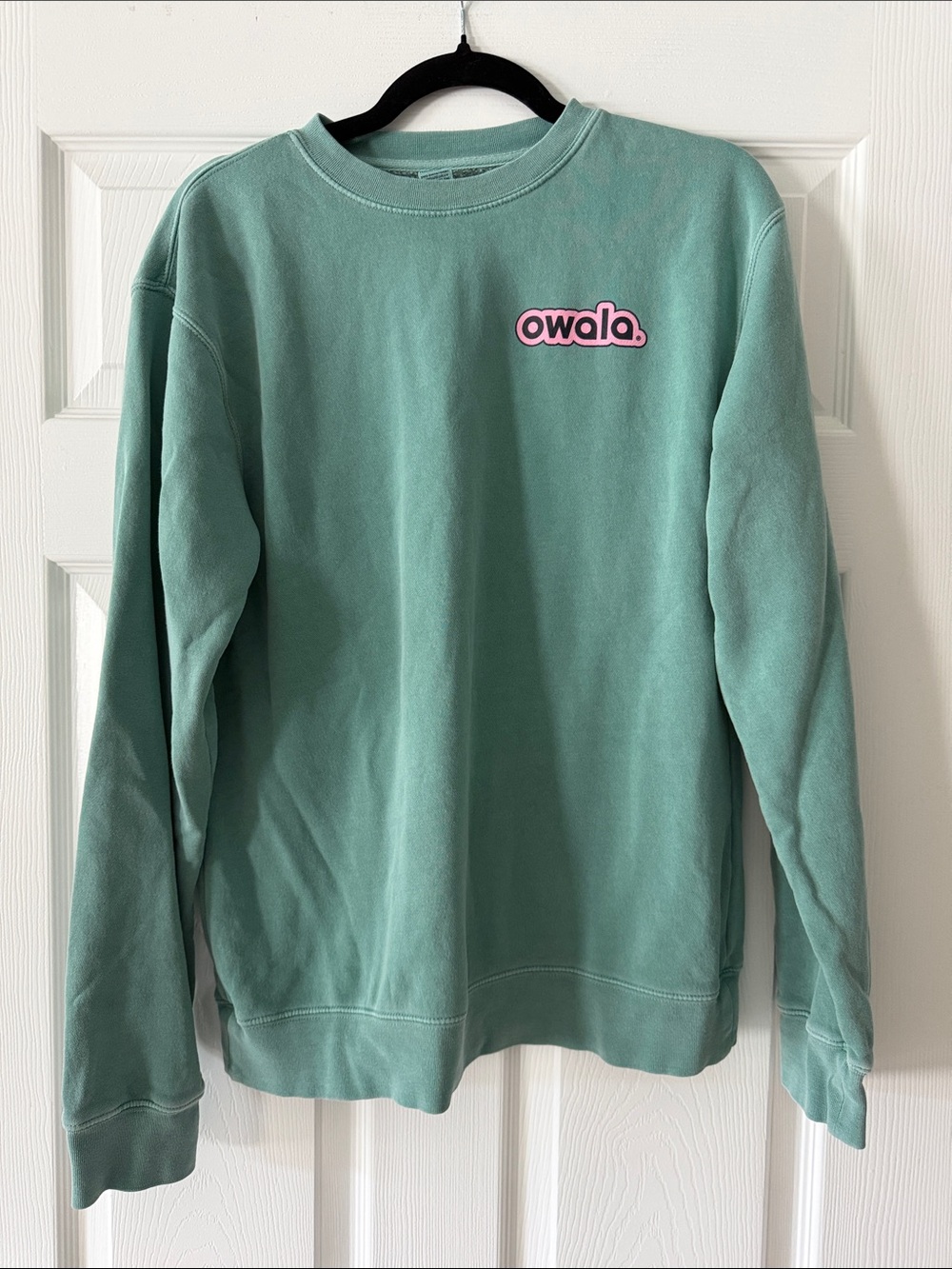 Limited-edition Owala Unisex Fleece Crewneck Sweatshirt.